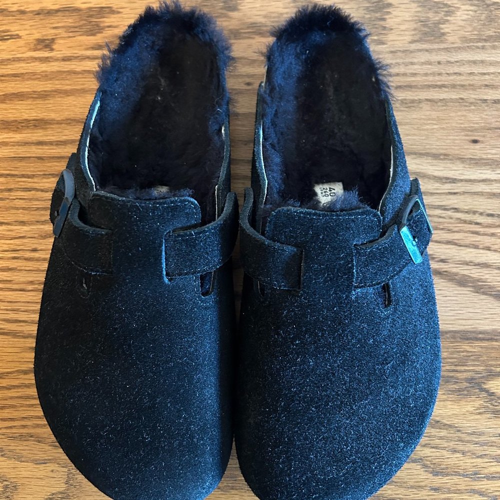 Birkenstock Boston Shearling Mules (Women)